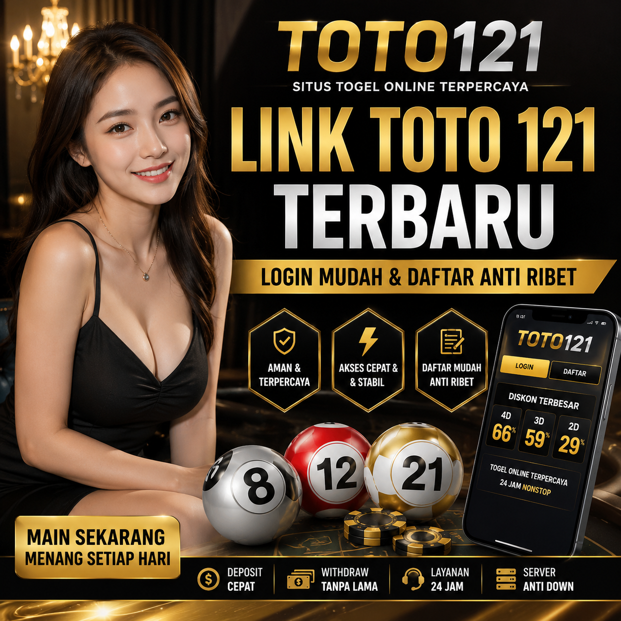 TOTO121 - Link TOTO 121 Terbaru Login Mudah dan Daftar Anti Ribet
